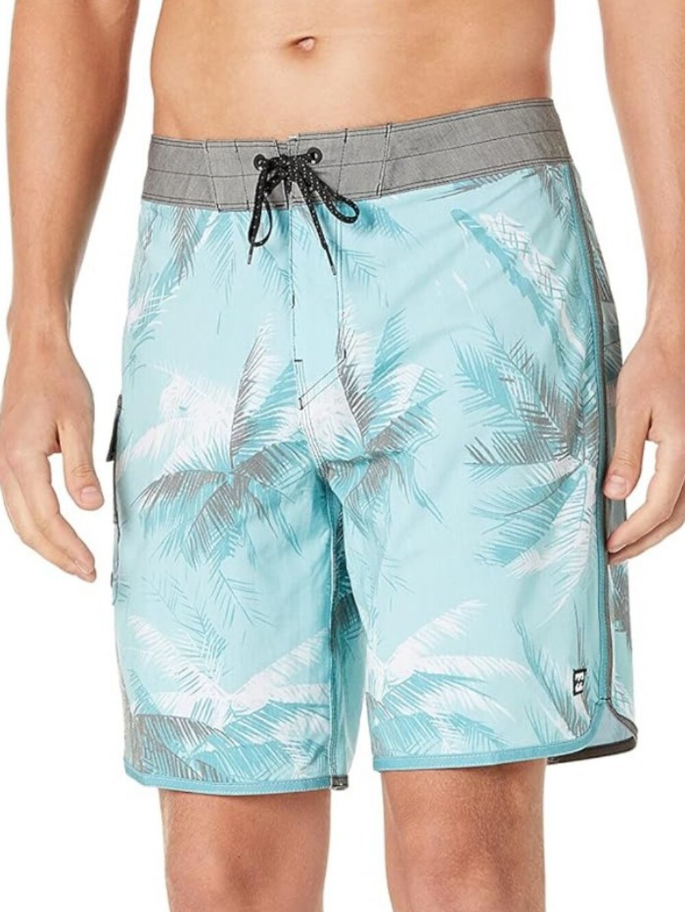 Billabong Men's Aqua Palm Print Board Shorts Size Large